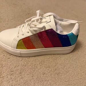 Kurt Geiger White Sole with Gold Accents